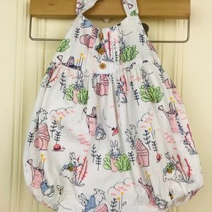 3-6 month Peter rabbit romper